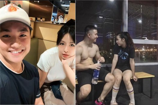 Chàng PT quyến rũ mặn nồng bên cô gái nóng bỏng