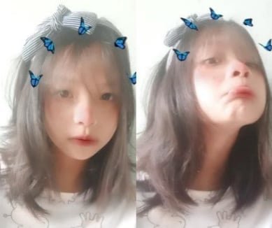 Em học sinh khoe vếu cho bạn xem