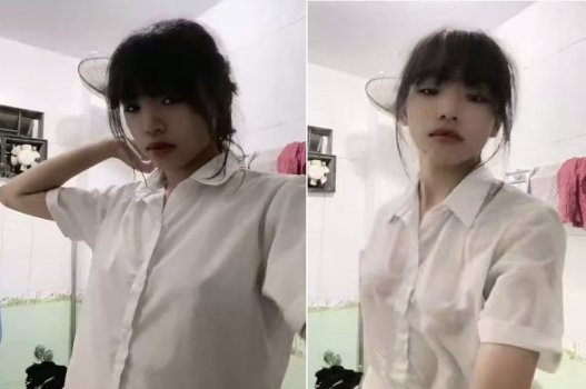 Em bé tắm không mặc váy, đã thấy có cảm giác kích thích