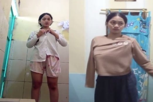 Nữ sinh thể hiện cách tắm cho bạn xem trong tập clip