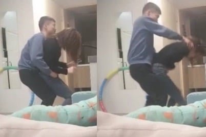 Vợ lên đỉnh khi chồng tắm sáng