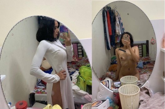 Nữ sinh dâm đãng xoạc nhau, vú to lắc